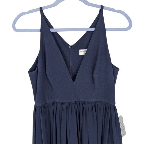Dress the Population Bridal Maxi Gown Evening Dress Formal Bridesmaid Navy NWT - Picture 3 of 9